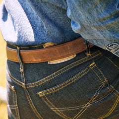 1520 Fit Standard Straight Leg Jean Blue | Men Stetson Modern Cut