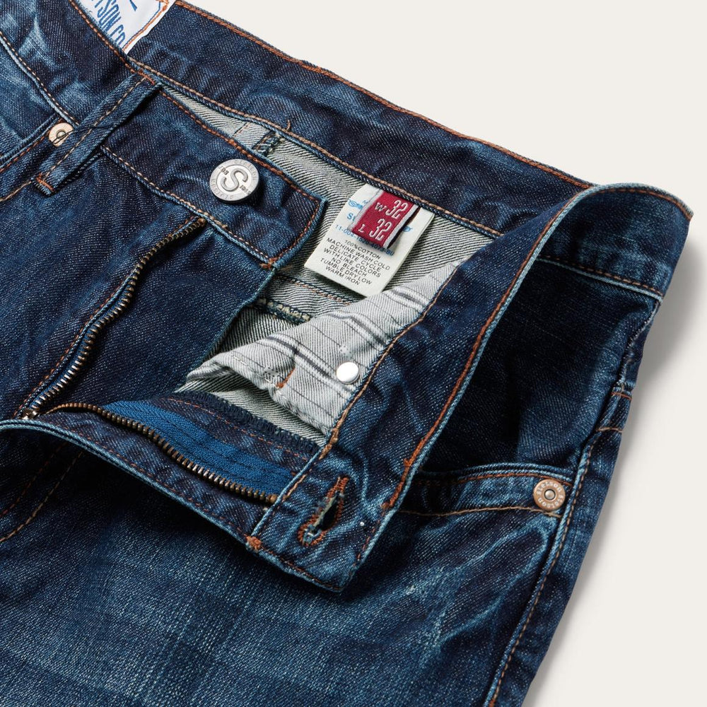 1520 Standard Straight Leg Jean Blue | Men Stetson Boot Cut