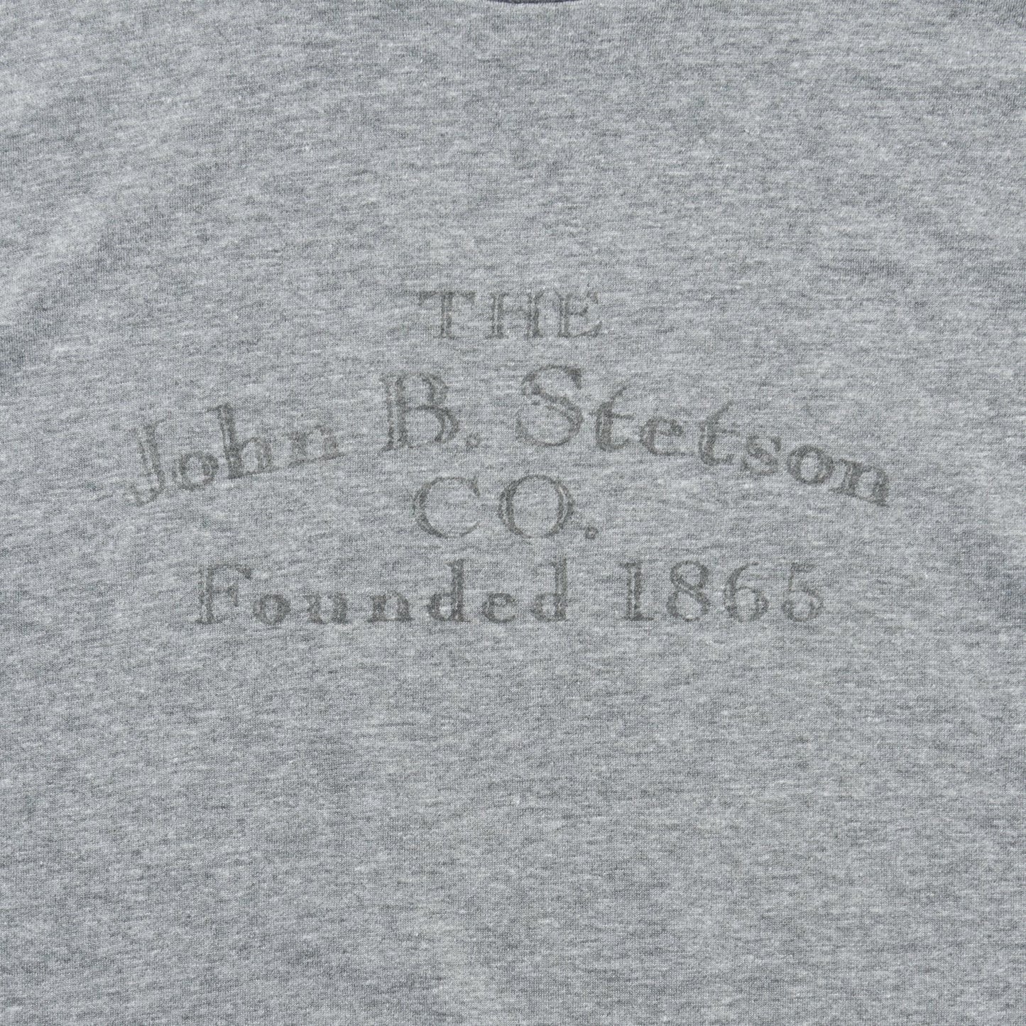 John B. Stetson Co Graphic Tee Grey