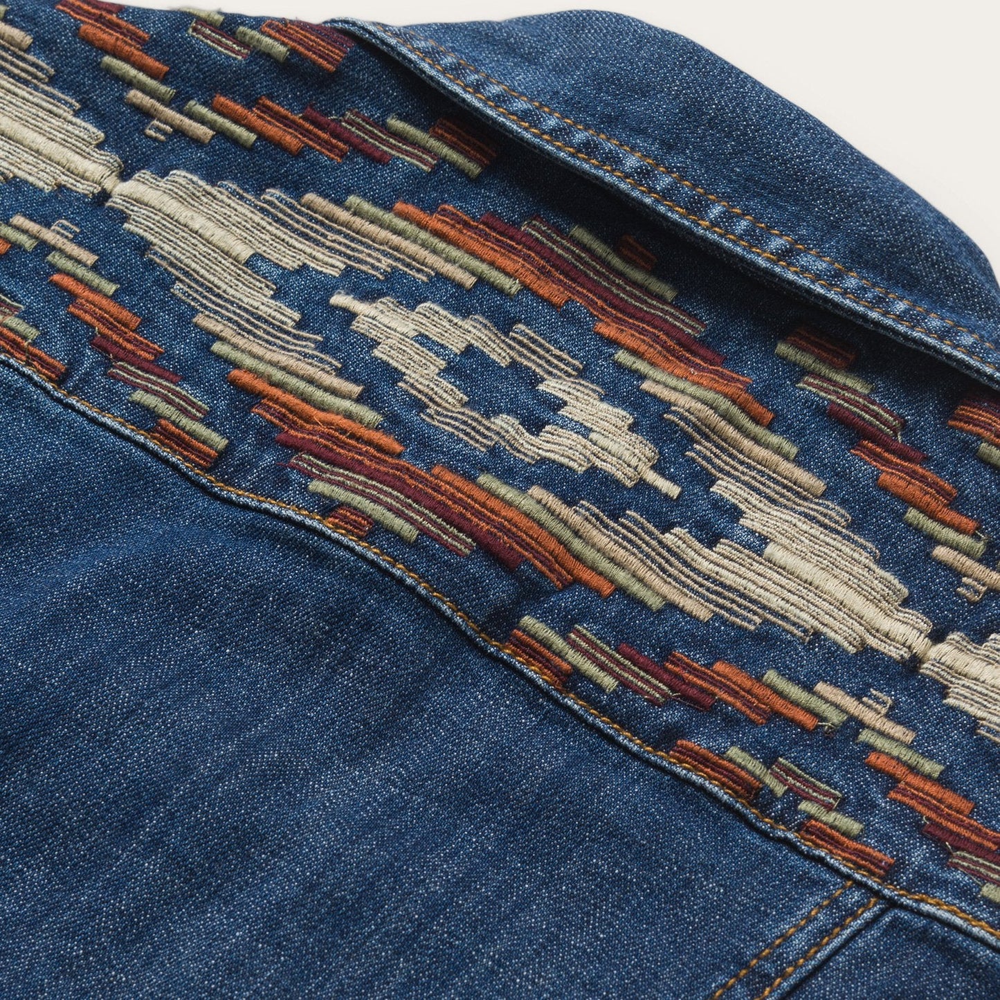 Western Denim Jacket Blue