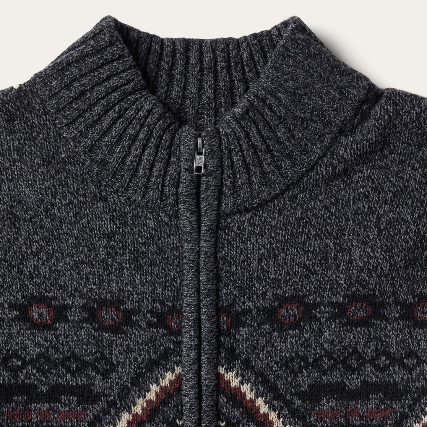 Horizontal Aztec Cardigan Grey
