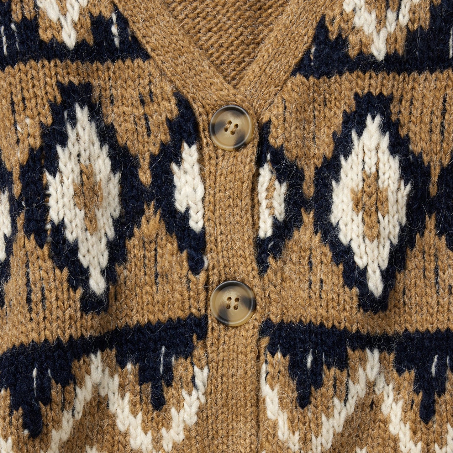 Gold Aztec Cardigan Yellow