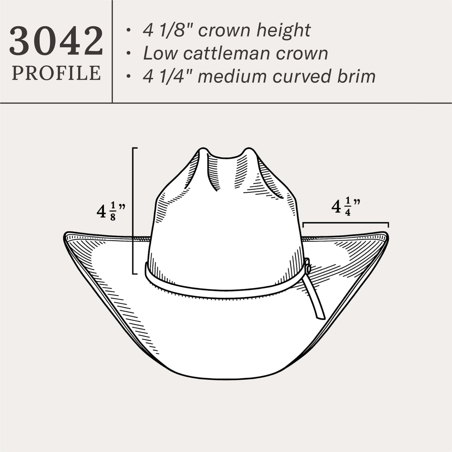 Brookwood 10X Straw Cowboy Hat Natural