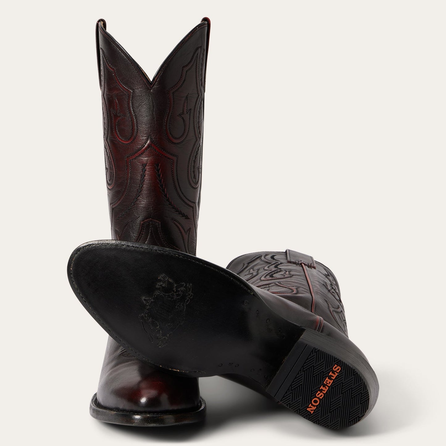 Carlisle Western Boots Black Cherry