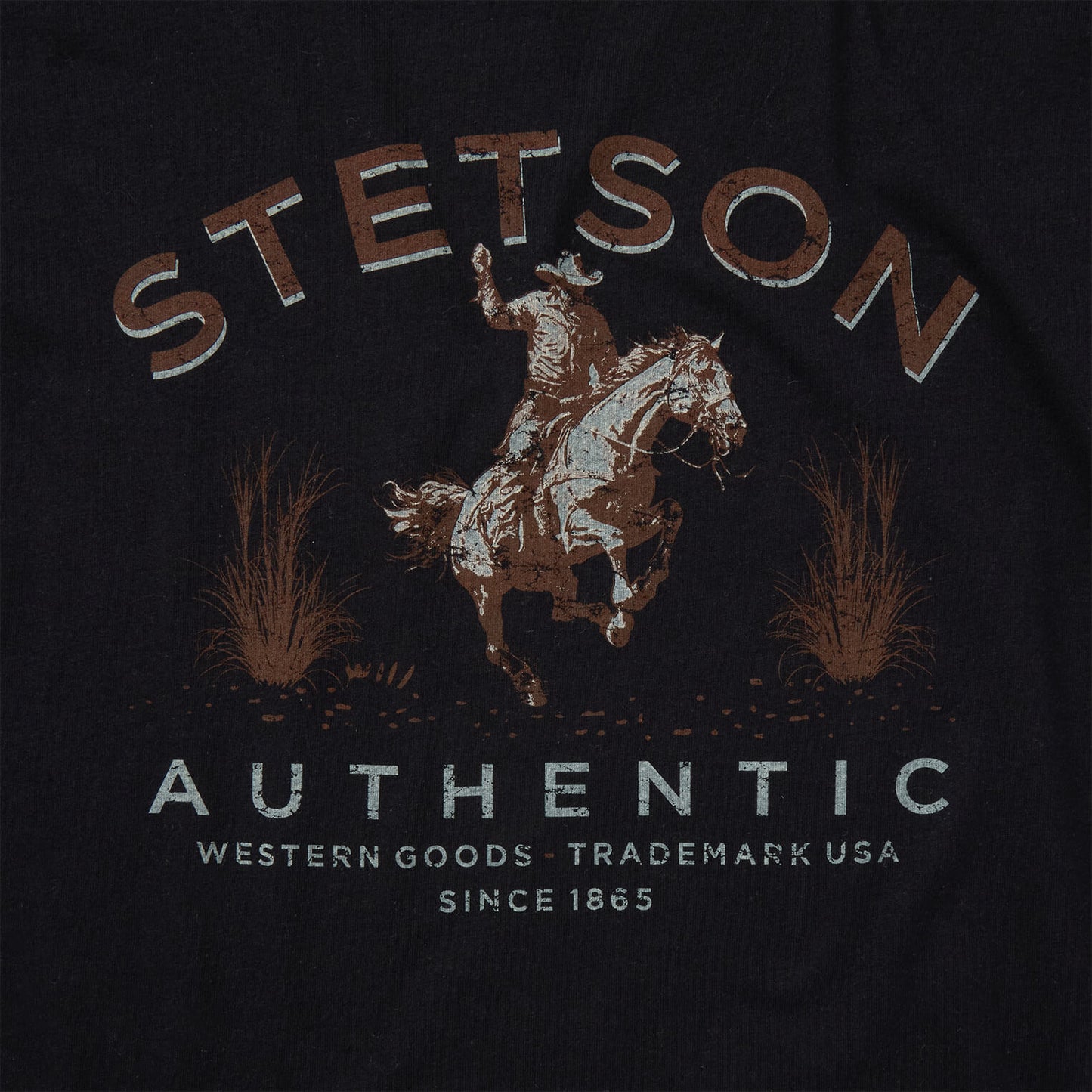 Stetson Authentic Graphic Tee Black