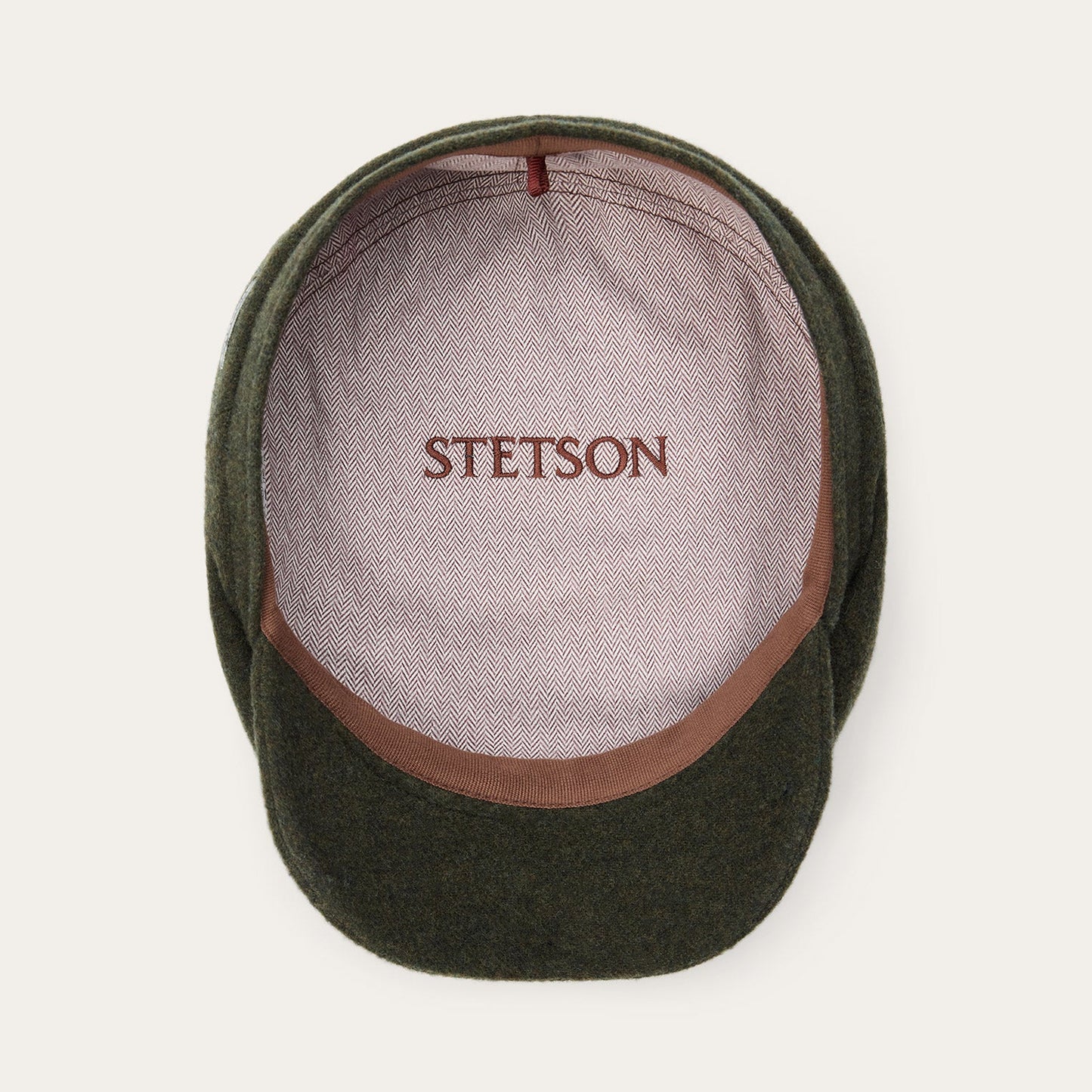 Wool Cashmere Driver Cap Moss