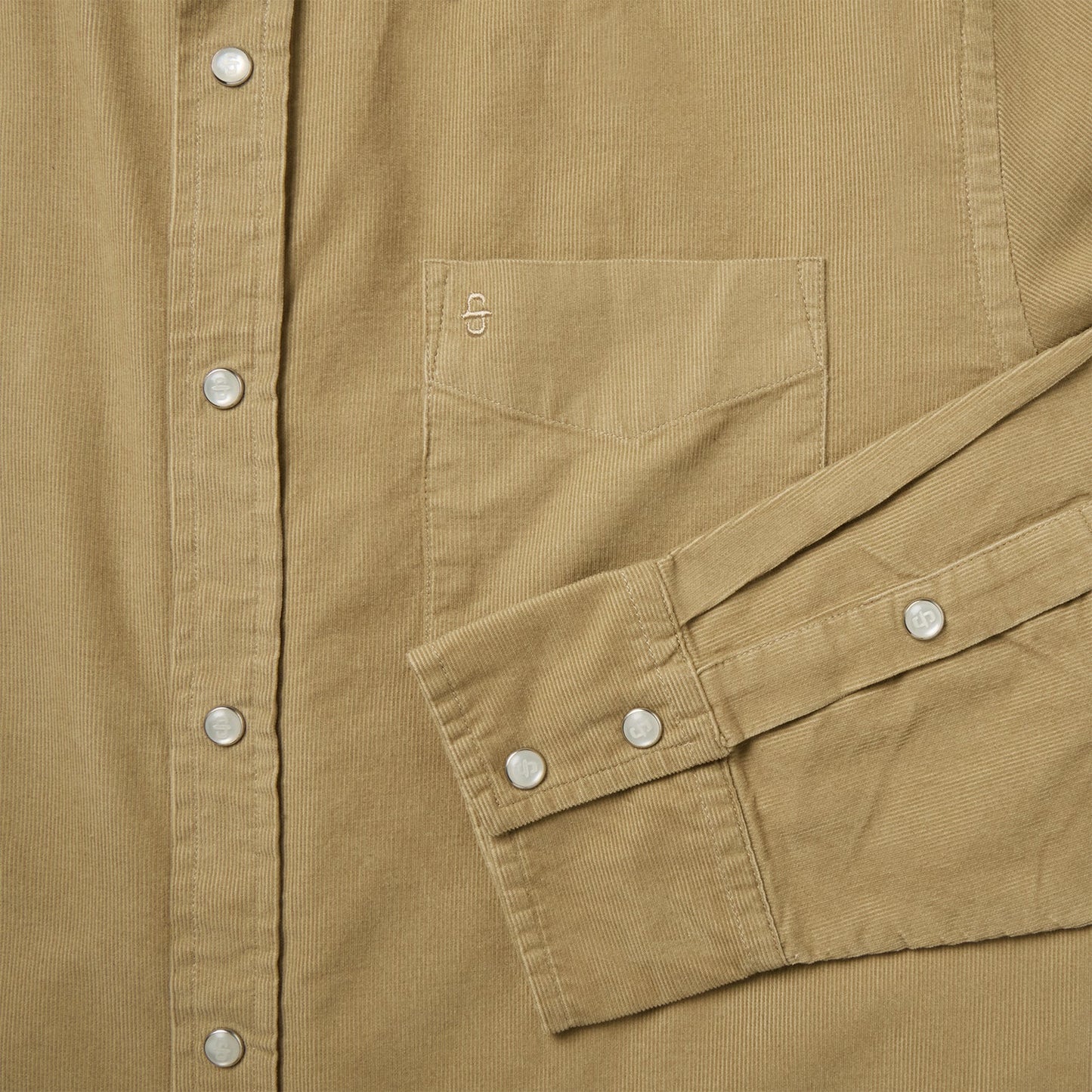 Baby Corduroy Western Shirt Tan