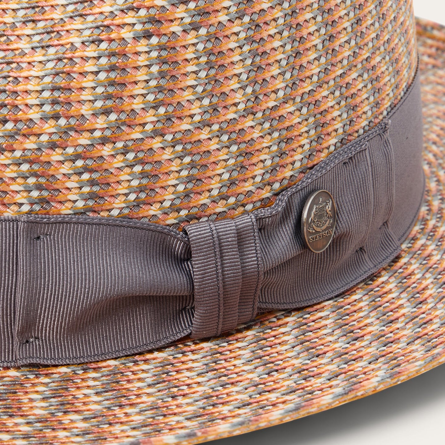 Emin Straw Fedora Quartz Mix