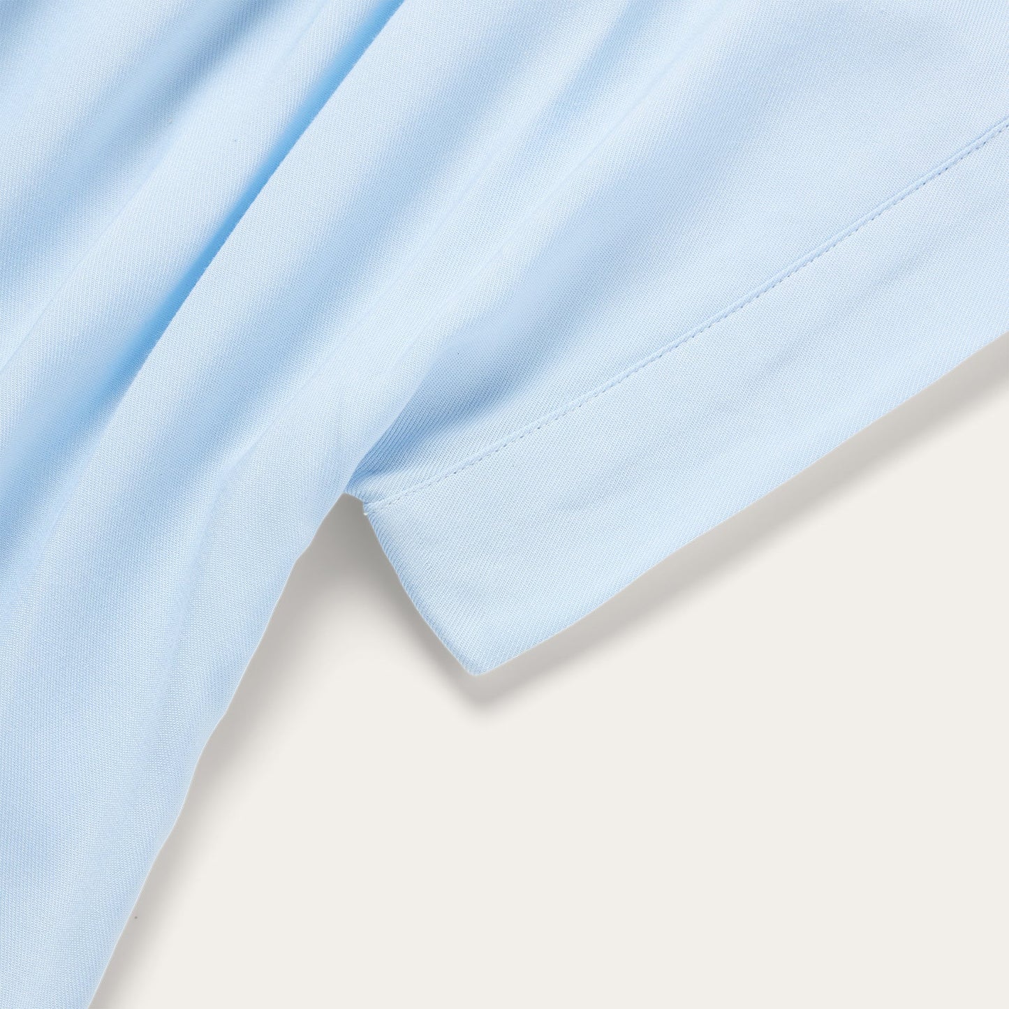 Twill Collared Blouse Blue