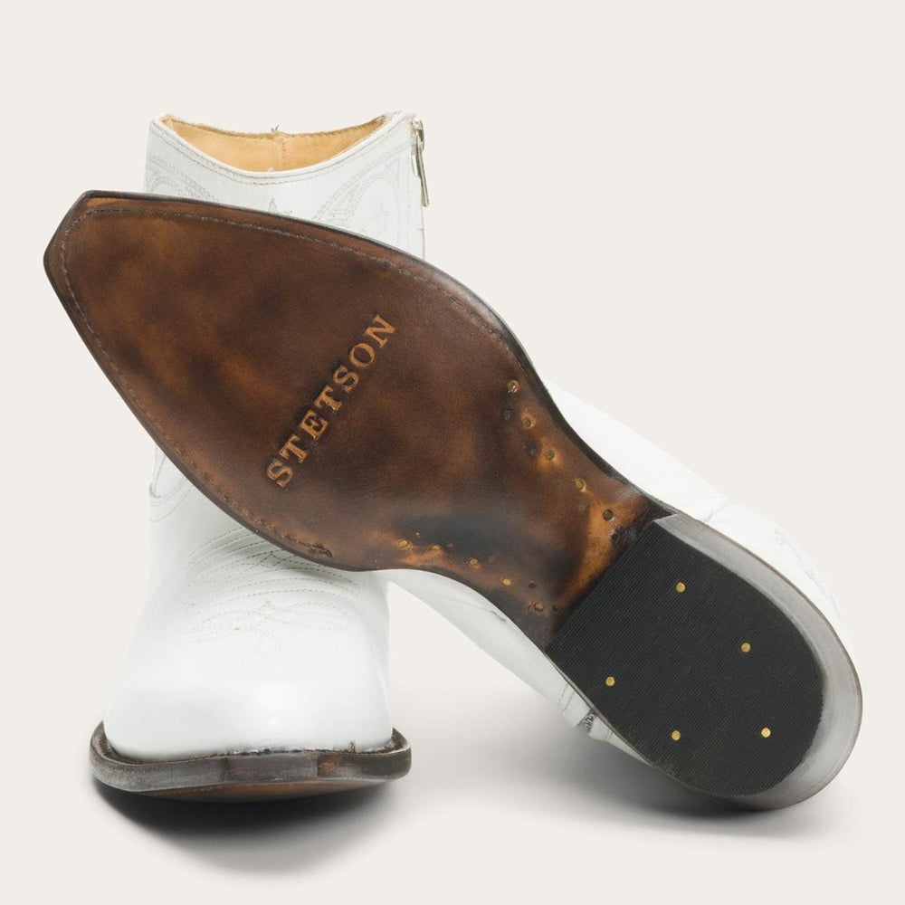 Annika Boots White | Women Stetson Shorties