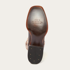 Beaumont Brown Teju Cowboy Boot Brown | Men Stetson Western