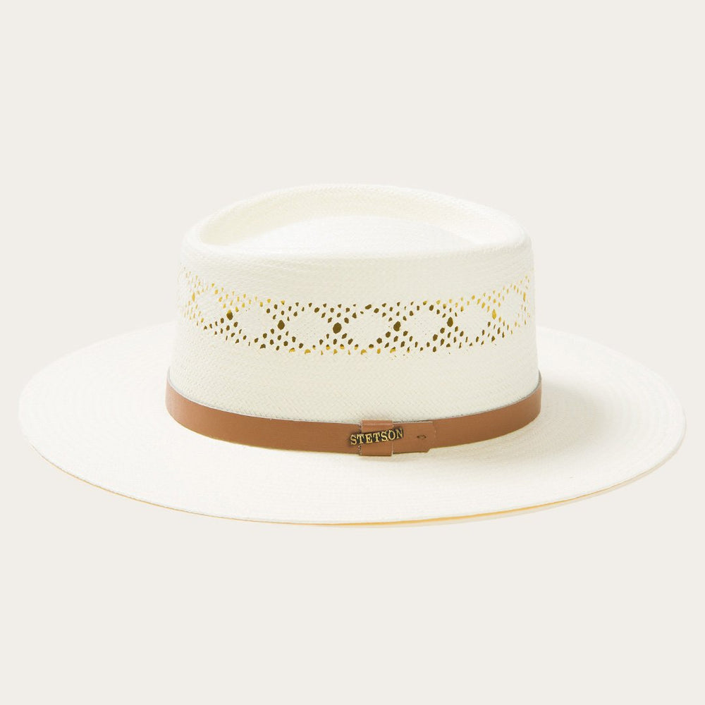 Brentwood Vented Straw Outdoor Hat Natural | Men/Women Stetson Outdoor