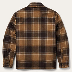 Brown Plaid Western Coat Brown | Men Stetson Flannel Shirts