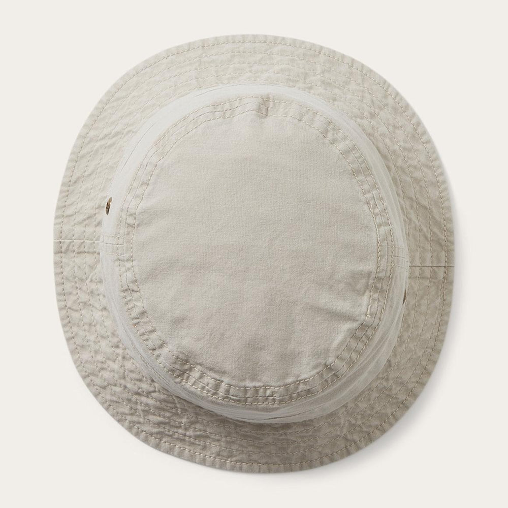Bucket Delave Organic Cotton Off White | Men/Women Stetson Caps & Truckers