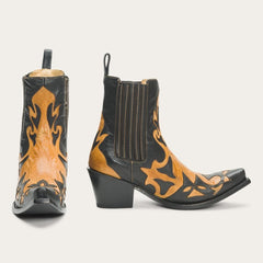 Cici Boots Black | Women Stetson Shorties