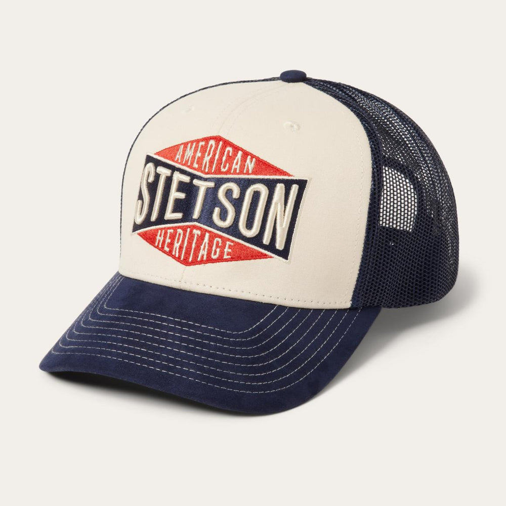 Cream American Heritage Trucker Cap Cream | Men/Women Stetson Caps & Truckers