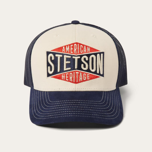 Cream American Heritage Trucker Cap Cream | Men/Women Stetson Caps & Truckers