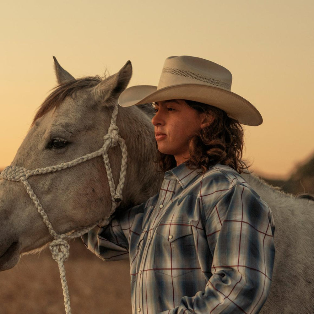 Griffin 100X Straw Cowboy Hat Natural | Men/Women Stetson Western