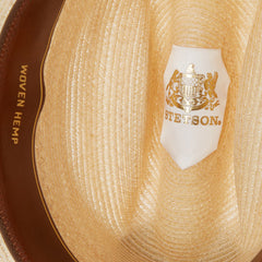 Hemp Straw Open Road Natural | Men/Women Stetson Fedora