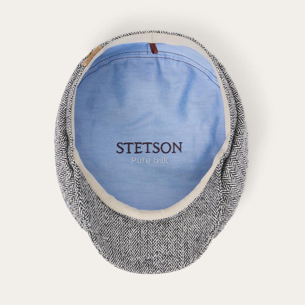 Herringbone Silk Hatteras Black Herringbone | Men/Women Stetson Caps & Truckers