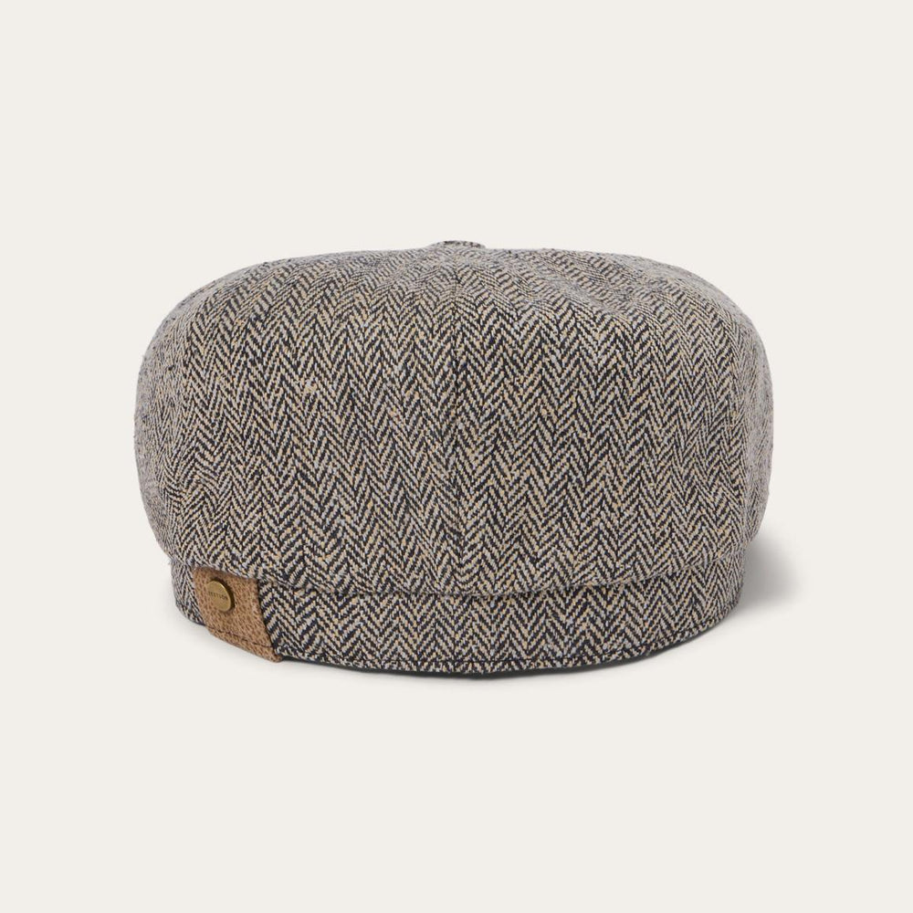 Herringbone Silk Hatteras Black/brown Herringbone | Men/Women Stetson Caps & Truckers