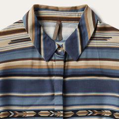 Indigo Serape Print Dress Blue | Women Stetson Midi