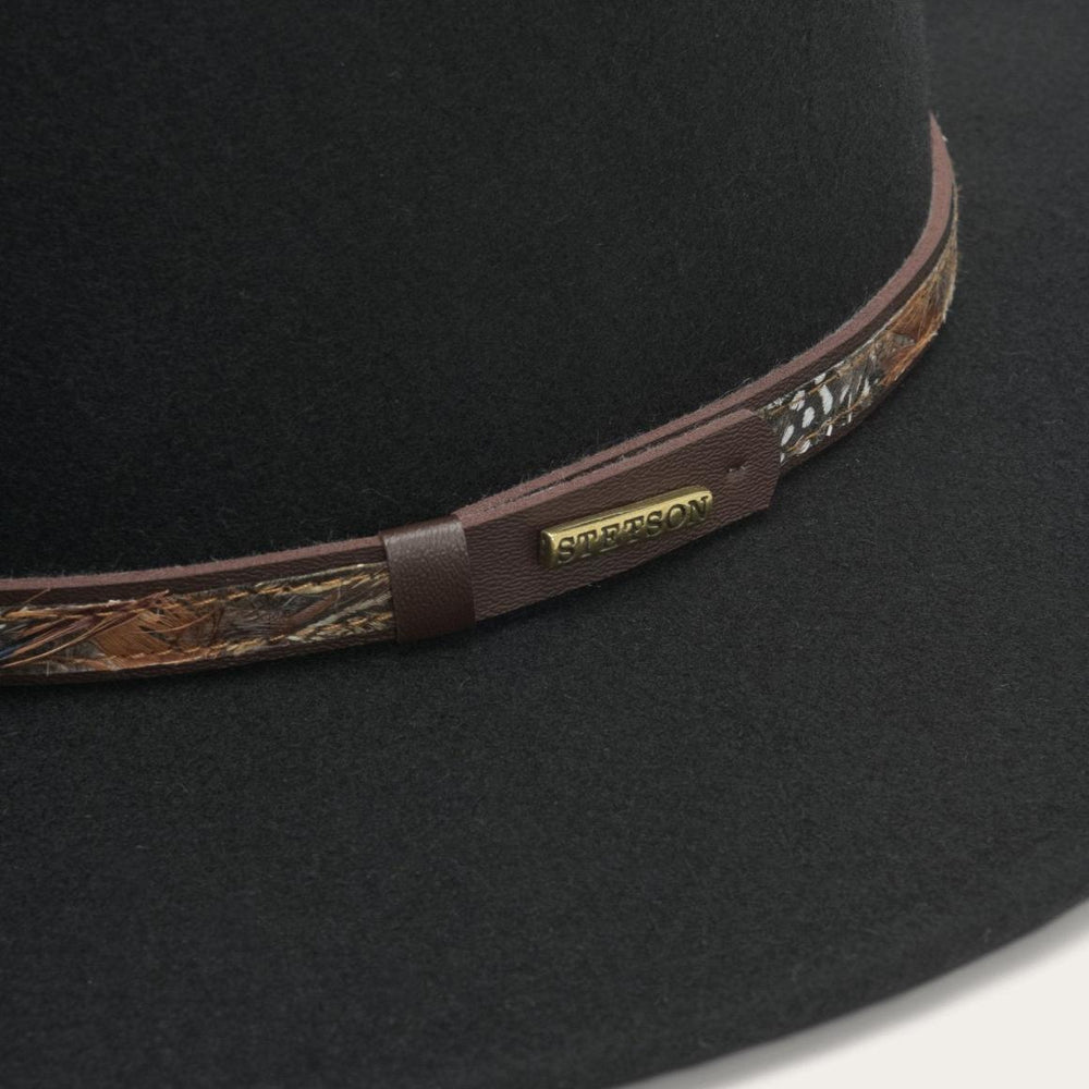 Kelso Outdoor Hat Black | Men/Women Stetson Outdoor