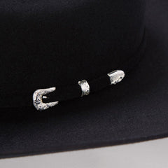 Lariat 5X Cowboy Hat - 4 5/8" Crown Black | Men/Women Stetson Western