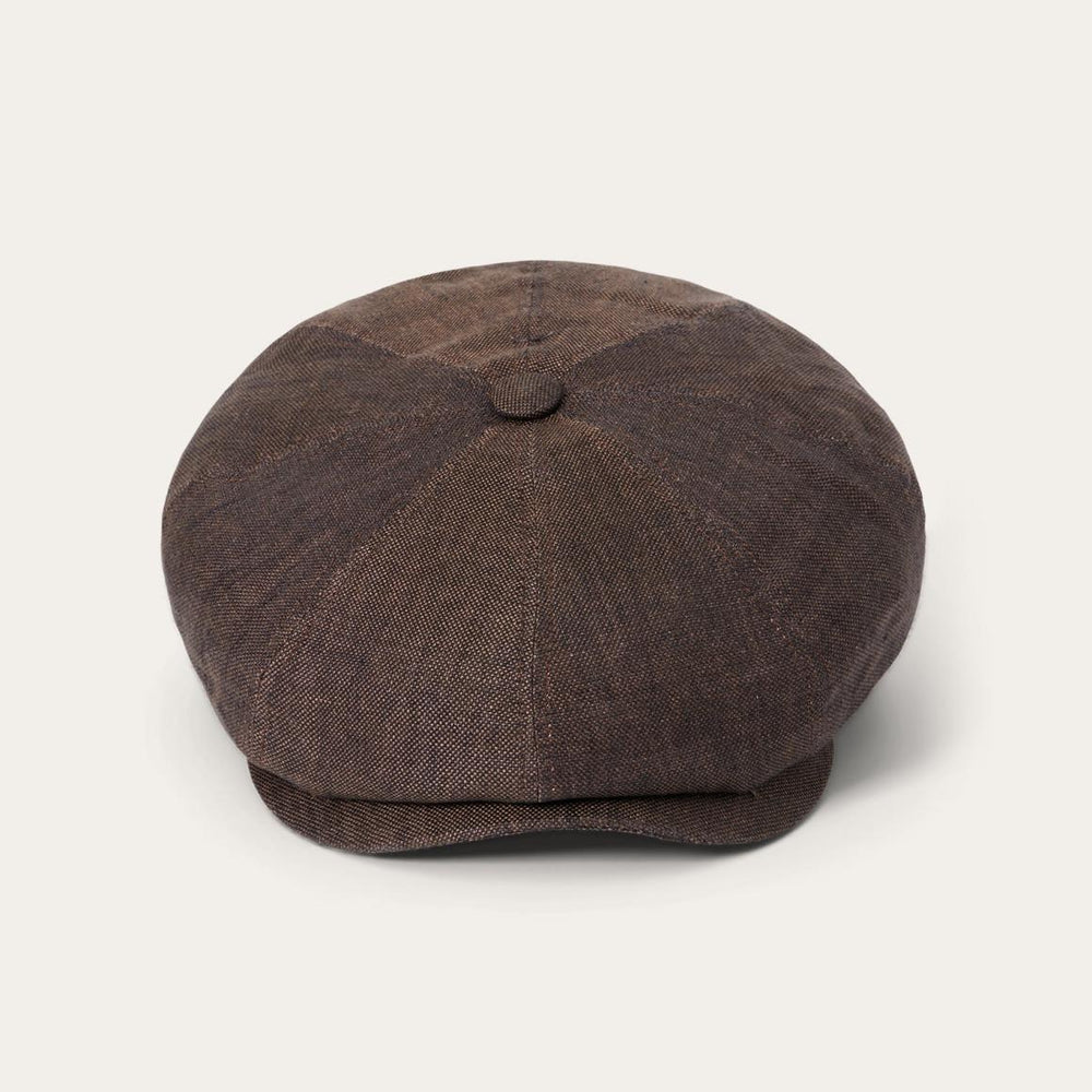 Linen Hatteras Cap Brown | Men/Women Stetson Caps & Truckers