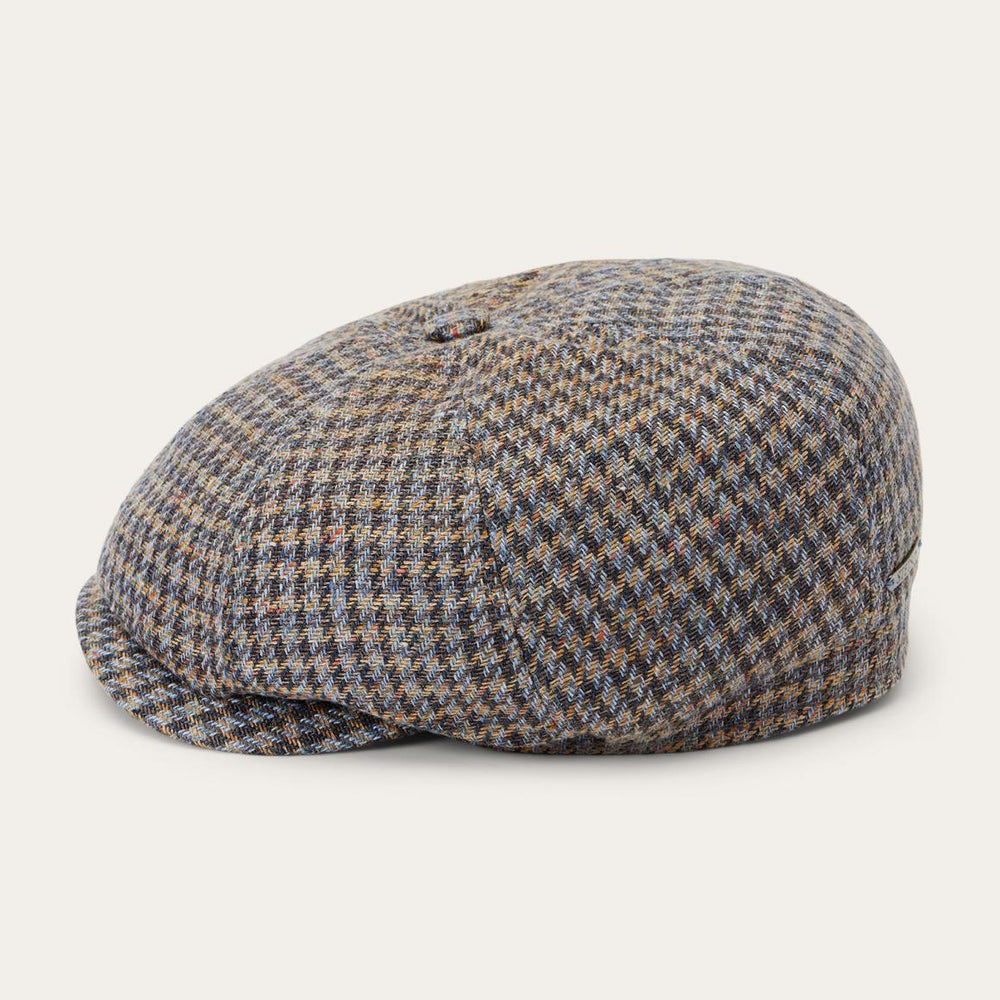 Linen/Cotton Houndstooth Hatteras Multicolor Houndstooth | Men/Women Stetson Caps & Truckers