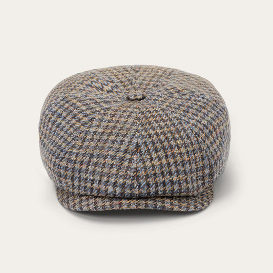 Linen/Cotton Houndstooth Hatteras Multicolor Houndstooth | Men/Women Stetson Caps & Truckers