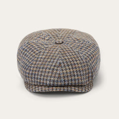 Linen/Cotton Houndstooth Hatteras Multicolor Houndstooth | Men/Women Stetson Caps & Truckers