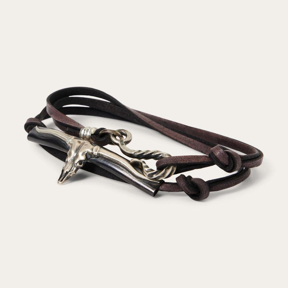 Longhorn Wrap Bracelet | Men/Women Stetson Jewelry