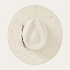 Night Sky Fedora Bone | Men/Women Stetson Fedora