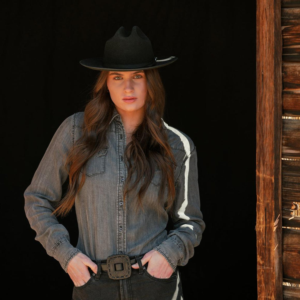 Open Road 6X Cowboy Hat Black | Men/Women Stetson Western