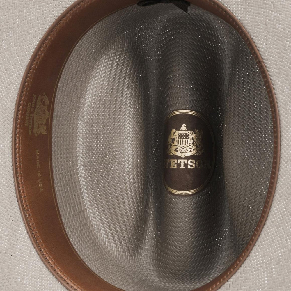 Open Road Straw Hat Taupe | Men/Women Stetson Fedora