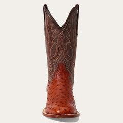 Ozzy Ostrich Boot Brown | Men Stetson Exotics