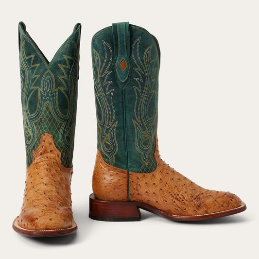 Ozzy Ostrich Boot Tan | Men Stetson Exotics