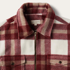 Plaid Lined Jac-Shirt Red | Men Stetson Flannel Shirts