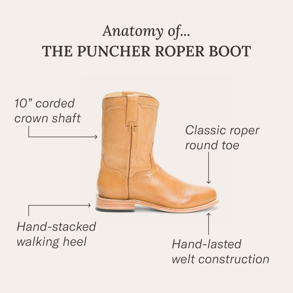 Puncher Boots Brown | Men Stetson Western