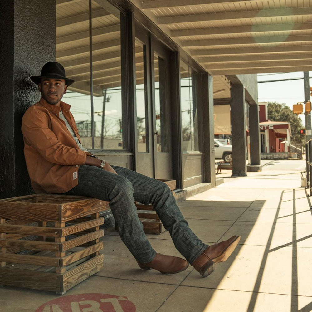 Rancher Zip Roper Burnished Cognac | Men Stetson Western