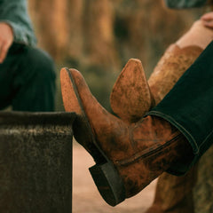 Rancher Zip Roper Oiled Cognac | Men Stetson Ropers