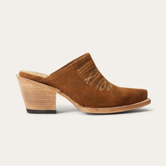 Reed Western Mules Brown | Women Stetson Mules