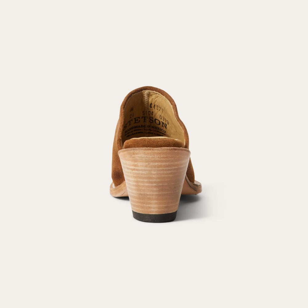 Reed Western Mules Brown | Women Stetson Shorties