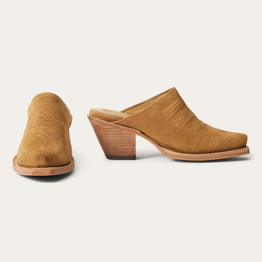 Reed Western Mules Tan | Women Stetson Shorties