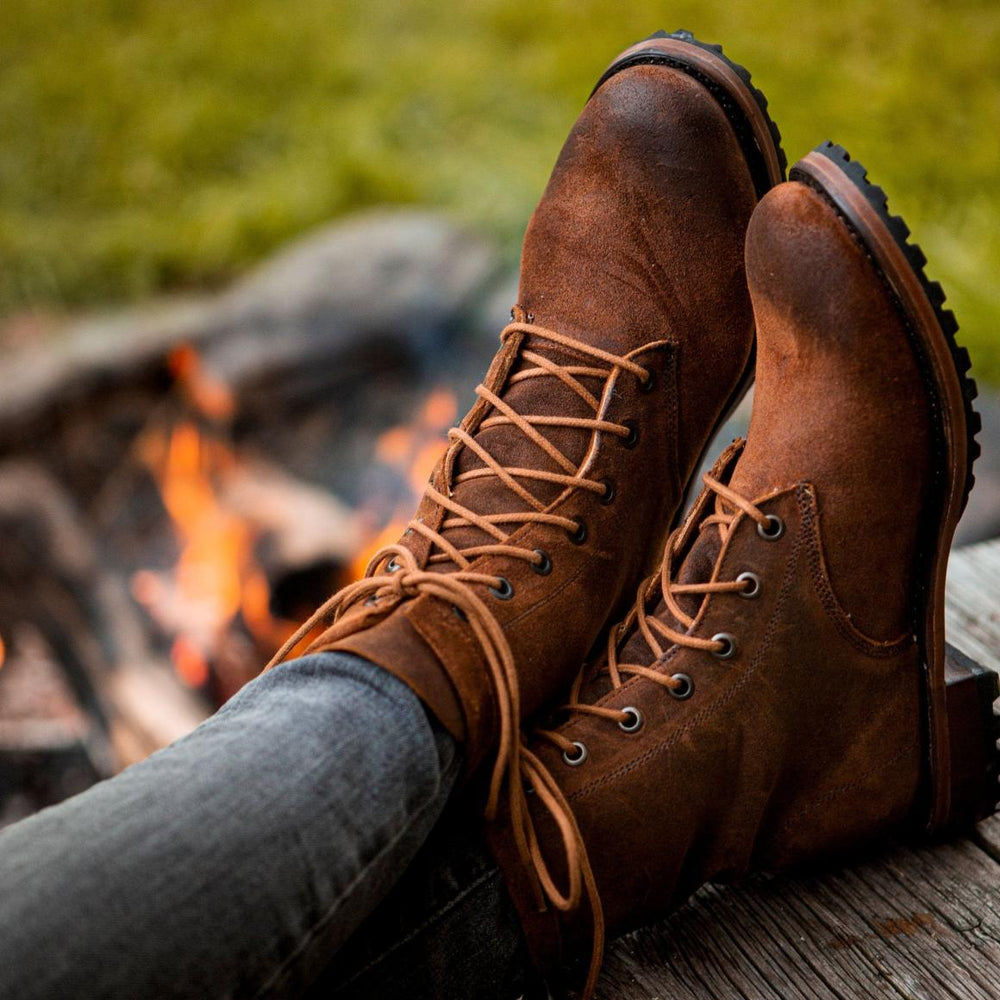 Sam Lace Up Brown Suede | Women Stetson Outdoor
