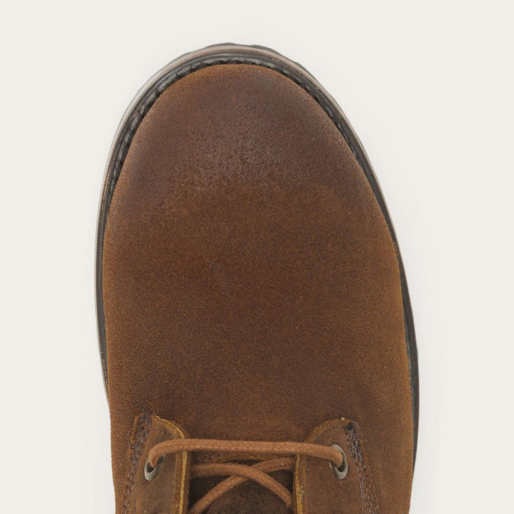 Sam Lace Up Brown Suede | Women Stetson Shorties