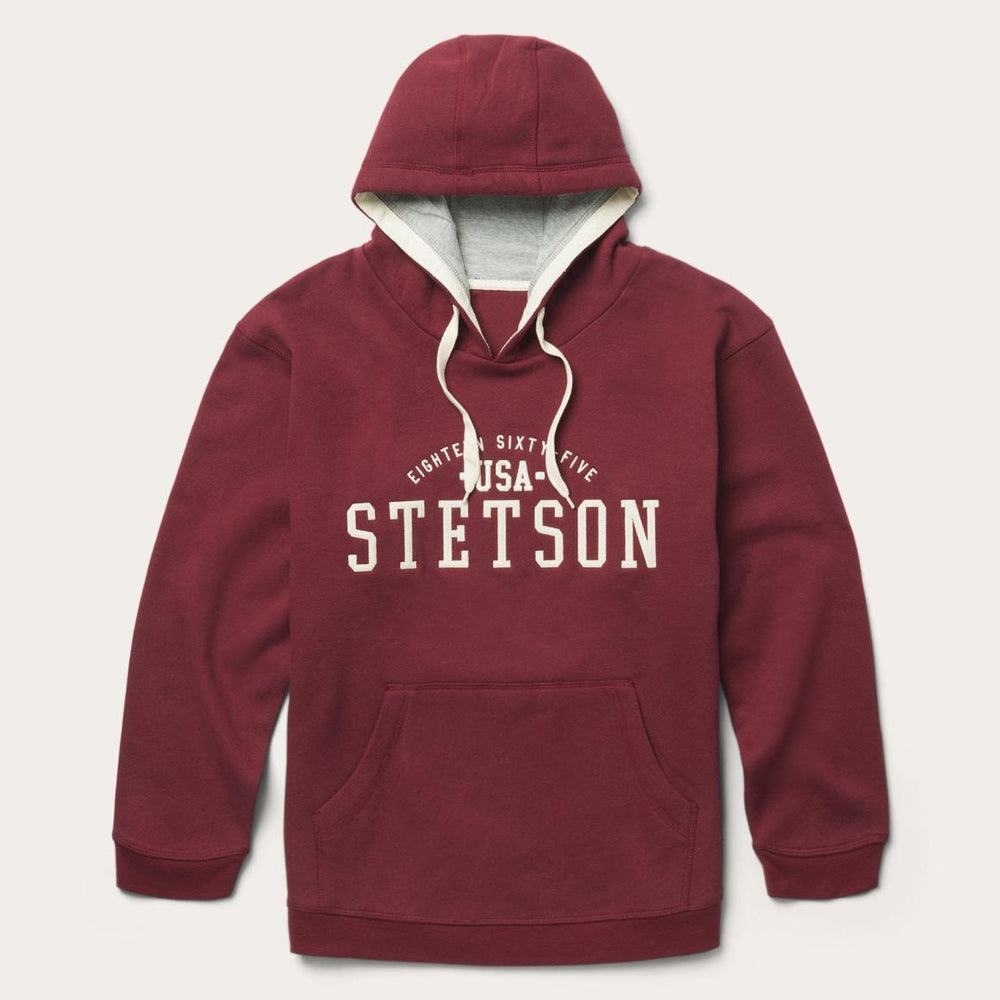 Stetson Hooded Sweatshirt Red | Men Stetson Sweaters & Hoodies