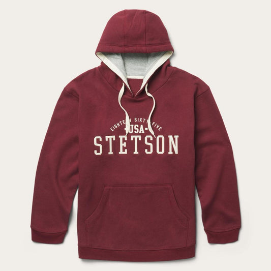 Stetson Hooded Sweatshirt Red | Men Stetson Sweaters & Hoodies