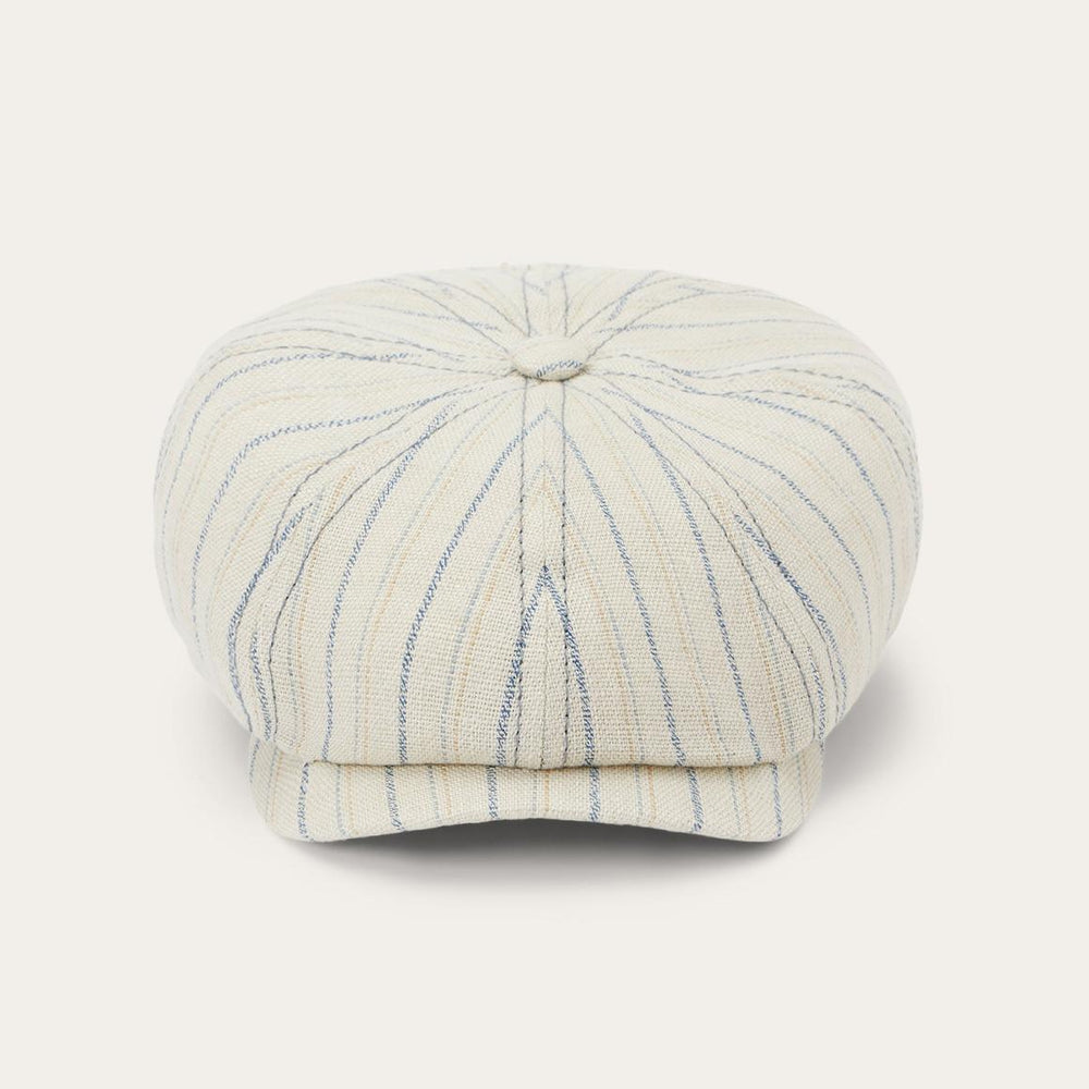Striped Linen Hatteras Off White With Stripes | Men/Women Stetson Caps & Truckers